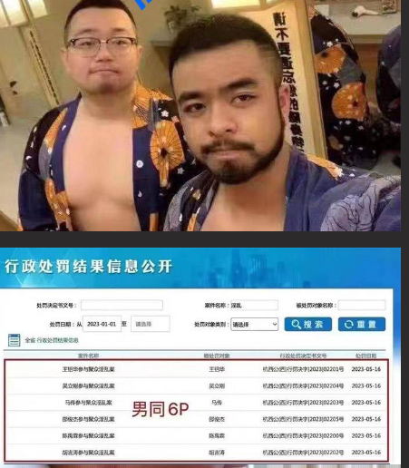 男性聚众淫乱案细节曝光～浙江 6P 淫乱案 明明有 7 人，为什么只有 6 人被抓呢？ 主角身份揭开！