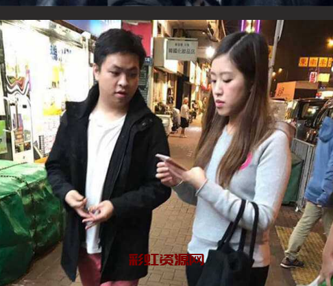 香港地产女神级美女 belle 与男友