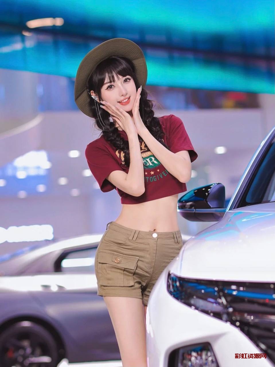 #上海  #静安  车模梓瞳 ：03年 身高176