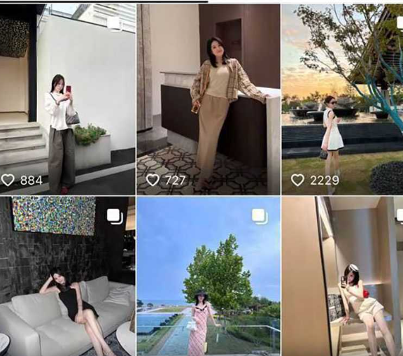 抖音穿搭博主 王格格 绝对完美身材 和假富二代