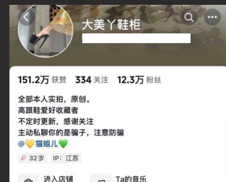 抖音网红御姐 大美丫鞋柜