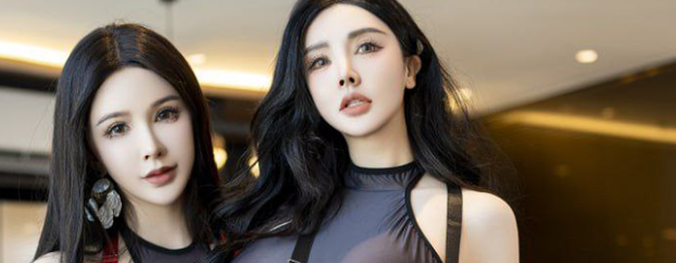 秀人网顶级身材女神 潘娇娇与李丽莎 上演女同