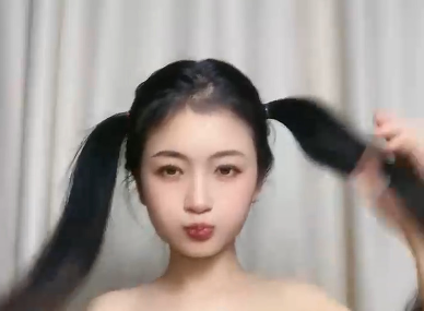 双马尾萝莉少女 柠美 付费直播